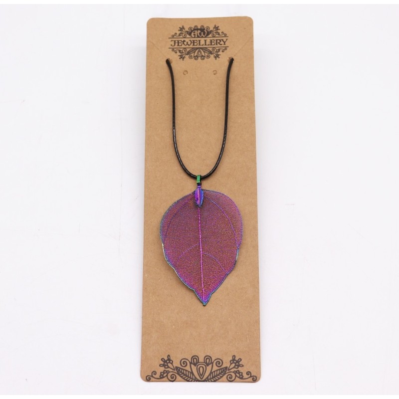 Collar de hoja de valor - Multicolor