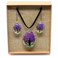 Conjunto de flores prensadas “Árbol de la Vida” | Ágata Azul